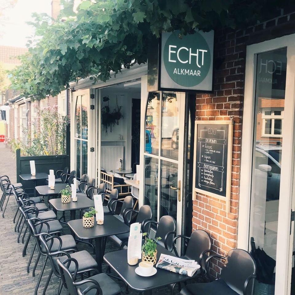 Terras bij Echt in Alkmaar
